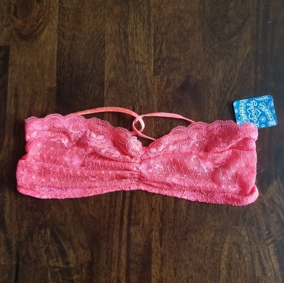 Free People Other - NWT Free People | Lace Strapless Bandeau Bralette